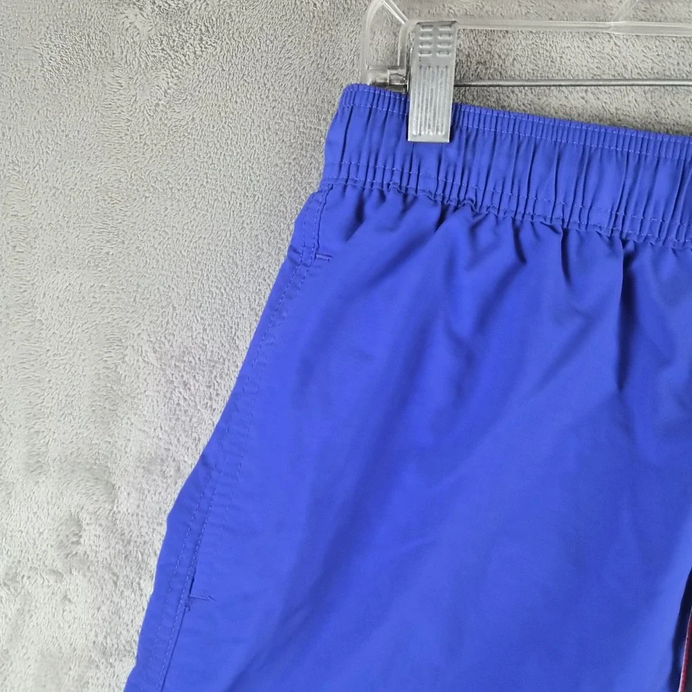 Tommy Hilfiger Swim Trunks Mens Medium Blue Drawstring‎ Mesh Lined Beach NWOT